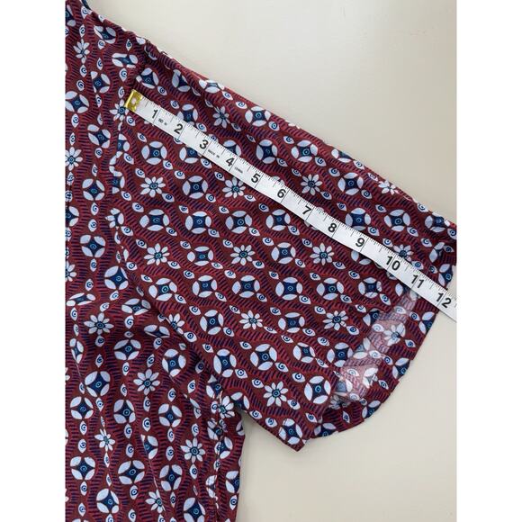 Reyn Spooner Men’s Hawaiian Aloha Shirt XL Red Print Japanese Rayon Tropical - Picture 4 of 13